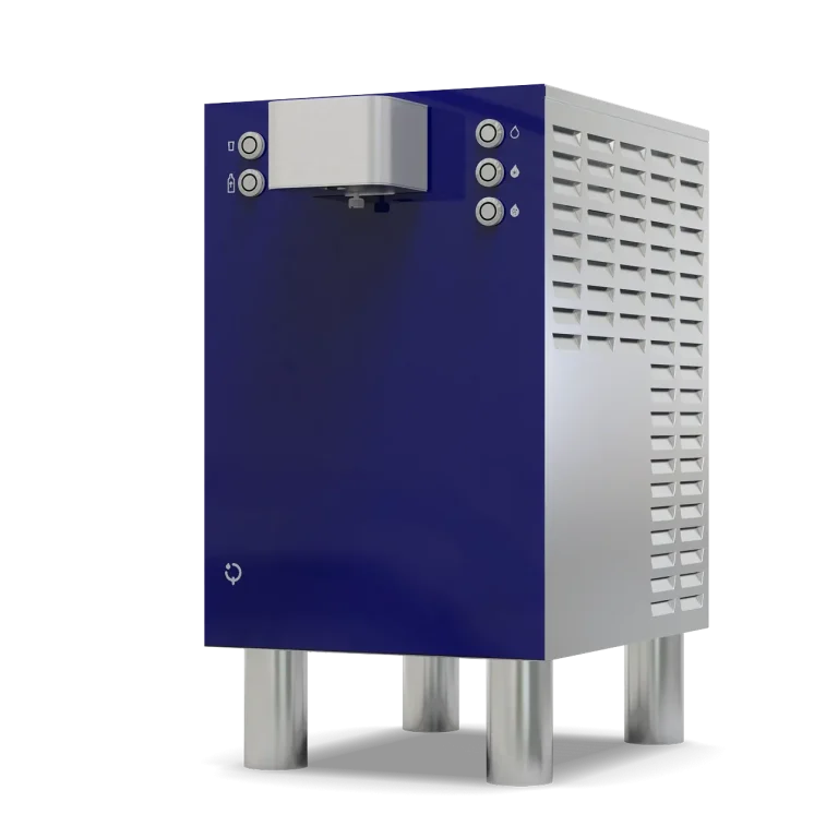 Weißer, kompakter Wasserspender